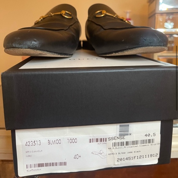 Authentic Gucci Black Loafer Size 41 1/2 (US 7.5) - Picture 5 of 10